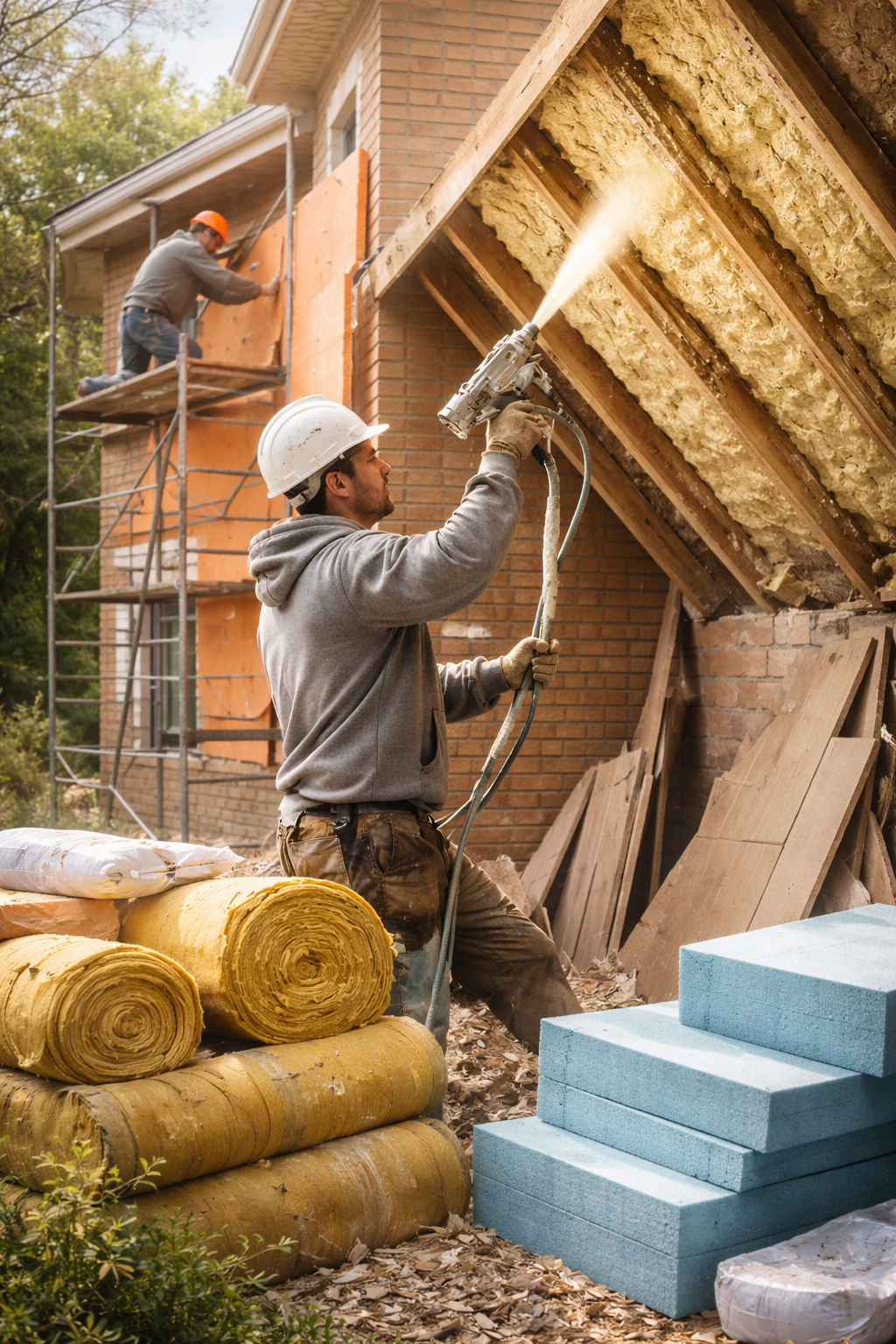 Утепление домов в Советской Гавани под ключ от 4363 руб/м2 | Профессионально — ТепломастерСвс